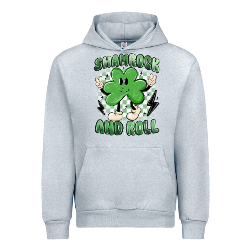 Shamrock And Roll Urban Hoodie by MaliasSmallBusiness | Teevron