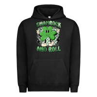 Pigment Black shamrock and roll Urban Hoodie - MaliasSmallBusiness