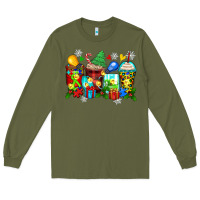Army Green autism christmas coffee cups Long Sleeve Tee - Zillion Design Studio