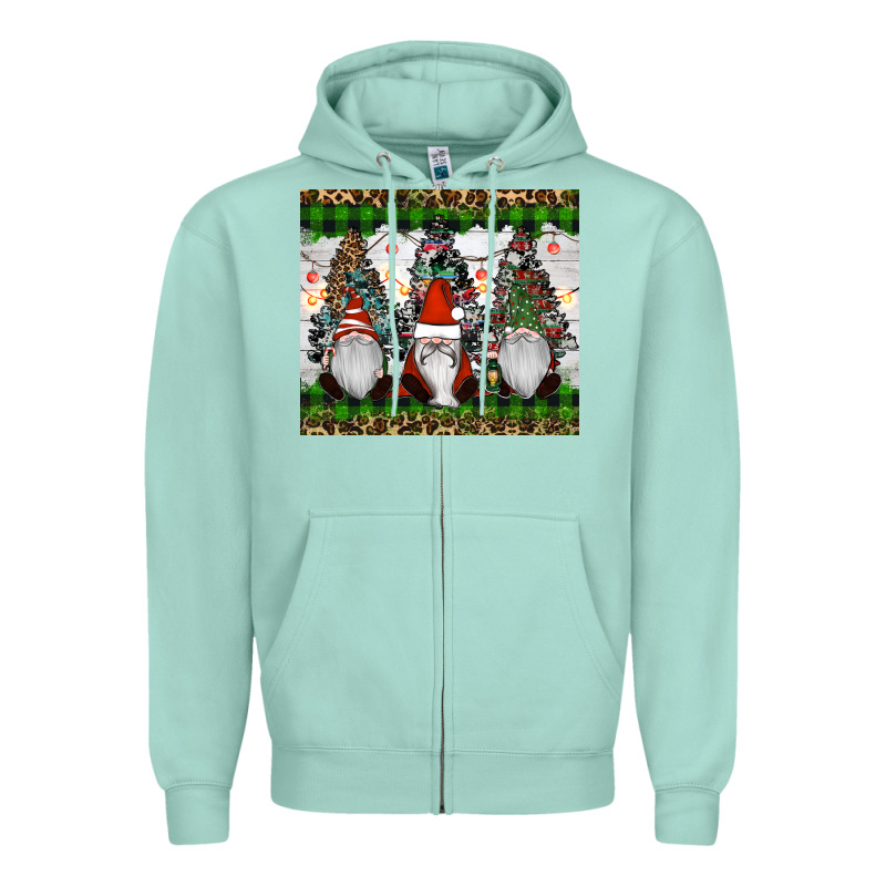 Gnomes Christmas Zipper Hoodie by RanaPortraitStore | Teevron