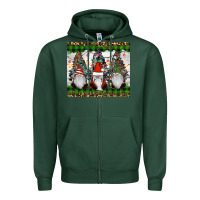 Sports Green gnomes Christmas Zipper Hoodie - RanaPortraitStore