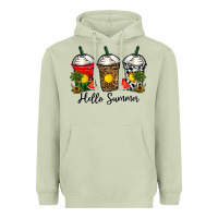 Matcha hello summer Heavyweight Hoodie - CowhideDigitalArt