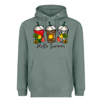 Sage hello summer Heavyweight Hoodie - CowhideDigitalArt
