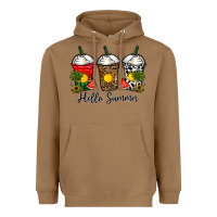 Toasted Coconut hello summer Heavyweight Hoodie - CowhideDigitalArt