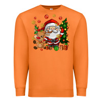 Carrot santa and reindeer Premium Sweatshirt - AdoDesignShop
