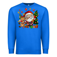 True Royal santa and reindeer Premium Sweatshirt - AdoDesignShop