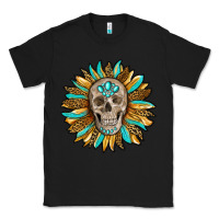 Black sunflower with skull Classic Tee - RanaPortraitStore