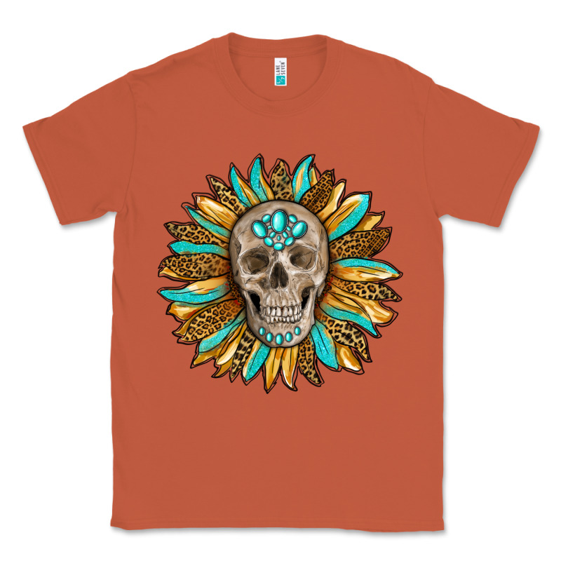 Sunflower With Skull Classic Tee by RanaPortraitStore | Teevron