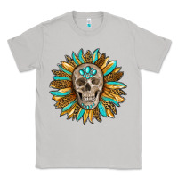 Moon Dust sunflower with skull Classic Tee - RanaPortraitStore