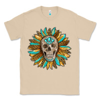 Mushroom sunflower with skull Classic Tee - RanaPortraitStore