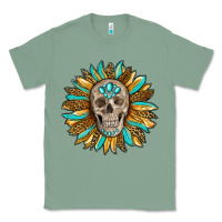 Sage sunflower with skull Classic Tee - RanaPortraitStore