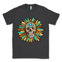 Smoke sunflower with skull Classic Tee - RanaPortraitStore