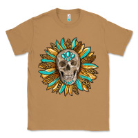 Toasted Coconut sunflower with skull Classic Tee - RanaPortraitStore
