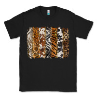Black western animal patterns brushstoke Classic Tee - BarkalooDesign