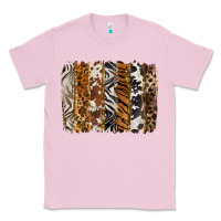 Bubblegum Pink western animal patterns brushstoke Classic Tee - BarkalooDesign