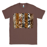 Chestnut western animal patterns brushstoke Classic Tee - BarkalooDesign