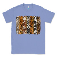 Colony Blue western animal patterns brushstoke Classic Tee - BarkalooDesign