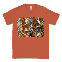 Copper western animal patterns brushstoke Classic Tee - BarkalooDesign