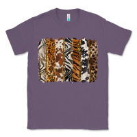 Lavender western animal patterns brushstoke Classic Tee - BarkalooDesign