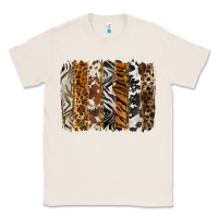 Natural western animal patterns brushstoke Classic Tee - BarkalooDesign