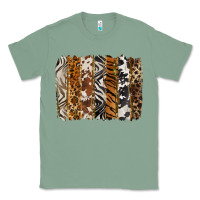 Sage western animal patterns brushstoke Classic Tee - BarkalooDesign