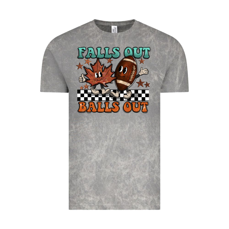 Falls Out Balls Out Vintage Tee by BarkalooDesign | Teevron