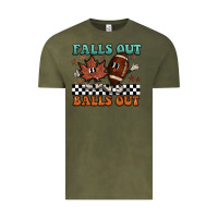 Vintage Olive falls out balls out Vintage Tee - BarkalooDesign