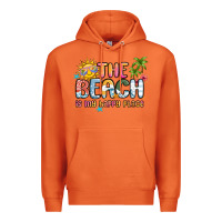 Carrot the beach is my happy place Premium Hoodie - MaliasSmallBusiness