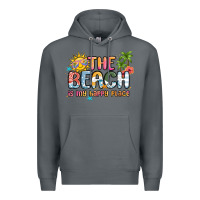 Rock the beach is my happy place Premium Hoodie - MaliasSmallBusiness
