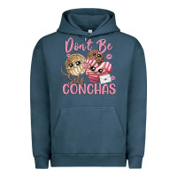Pigment Midnight Navy don't be self conchas Urban Hoodie - MaliasSmallBusiness