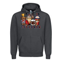 Smoke tis' the season american football coffee cups Zipper Hoodie - Zillion Design Studio