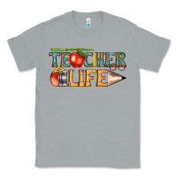 Heather Grey teacher life Classic Tee - texasbilliewilder