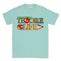 Seafoam teacher life Classic Tee - texasbilliewilder