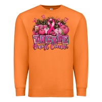 Carrot tackle breast cancer with pumpkin Premium Sweatshirt - AdoDesignShop