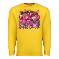 Tackle Breast Cancer With Pumpkin Premium Sweatshirt | Teevron