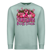 Seafoam tackle breast cancer with pumpkin Premium Sweatshirt - AdoDesignShop