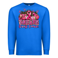 True Royal tackle breast cancer with pumpkin Premium Sweatshirt - AdoDesignShop
