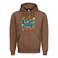 Chestnut super tired super hungry super pregnant Zipper Hoodie - texasbilliewilder