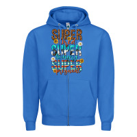 True Royal super tired super hungry super pregnant Zipper Hoodie - texasbilliewilder