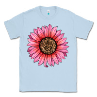 Dusty Blue valentine's day sunflower Classic Tee - RanaPortraitStore