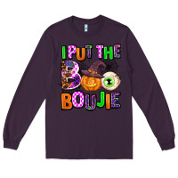 Plum Hallowen Boo Long Sleeve Tee - AdoDesignShop
