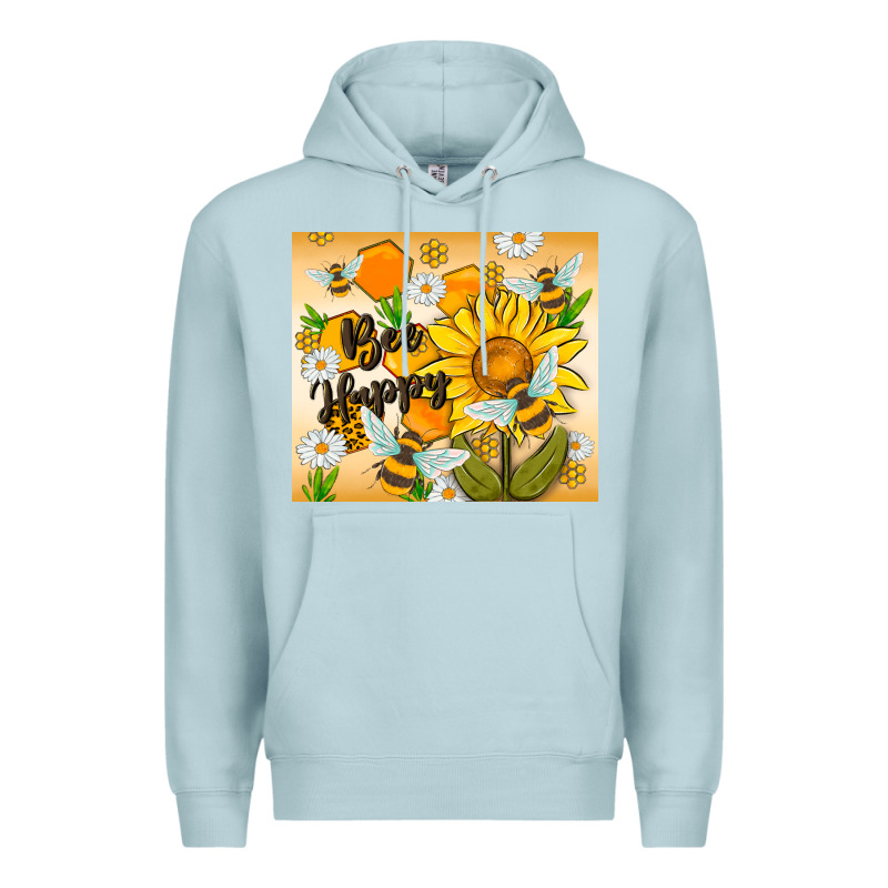 Bee Happy Premium Hoodie by MaliasSmallBusiness | Teevron