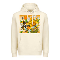 Sandshell bee happy Premium Hoodie - MaliasSmallBusiness