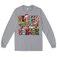 Heather Grey sleigh girl sleigh Long Sleeve Tee - Zillion Design Studio