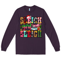 Plum sleigh girl sleigh Long Sleeve Tee - Zillion Design Studio