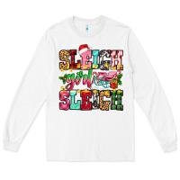 White sleigh girl sleigh Long Sleeve Tee - Zillion Design Studio