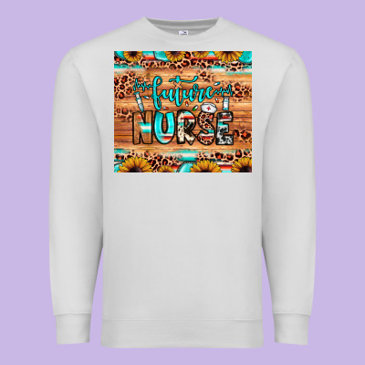 Future Nurse Premium Sweatshirt Designed By Jahusdesignshop