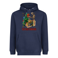 Skeleton Tis The Season Heavyweight Hoodie | Teevron