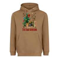 Toasted Coconut Skeleton tis the season Heavyweight Hoodie - FaDigitalArtStudio
