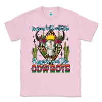 Bubblegum Pink raising hell with the hippies and the cowboys Classic Tee - Zillion Design Studio